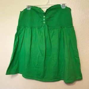 Green tube top by Torrid
